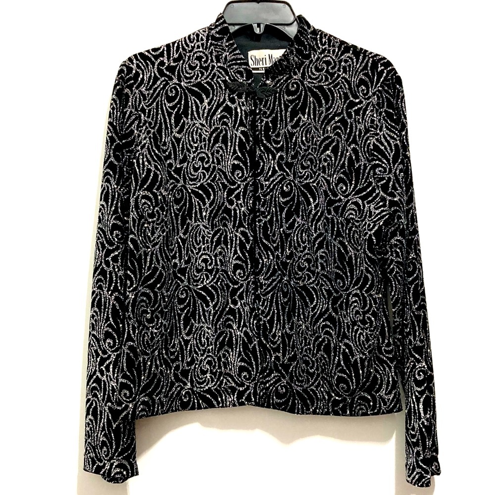 Sheri Martin Beautiful Women’s Long Sleeves Formal Collarless Blazer Jacket